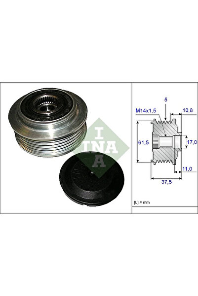 FAG Sistem Roata Libera Generator Alfa Romeo 159/Brera/Spider Fiat Croma