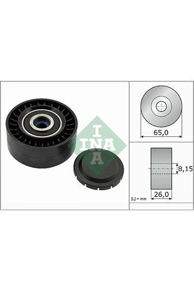 FAG Rola Ghidare/Conducere Curea Transmisie Audi A4 Allroad B8/A4 B7/A4 B8 Se...