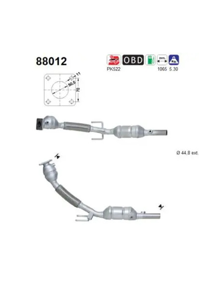 As Catalizator Skoda Fabia 1