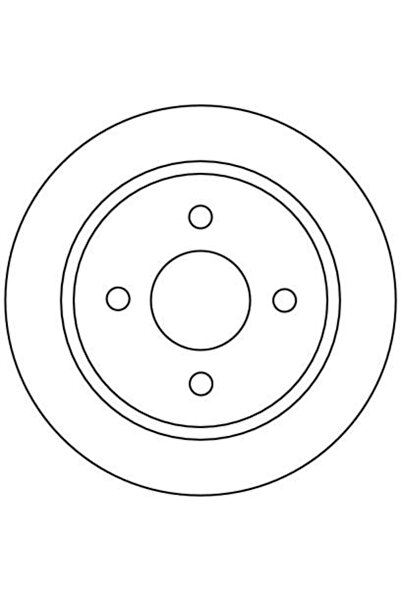 TRW Disc frana FORD FOCUS I inchisa/combi 1998-2005 DF1654