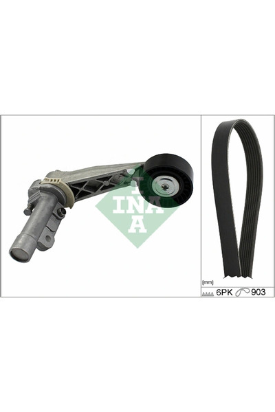 FAG Set Curea Transmisie Cu Caneluri Citroen C3 Picasso/C4 2/C4 Grand Picasso...