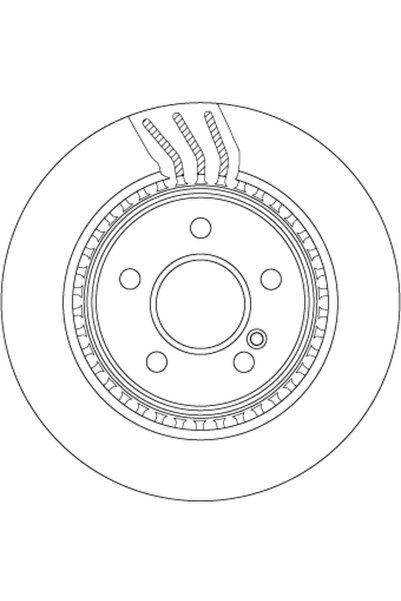 TRW Disc Frana Mercedes-Benz C-Class/E-Class
