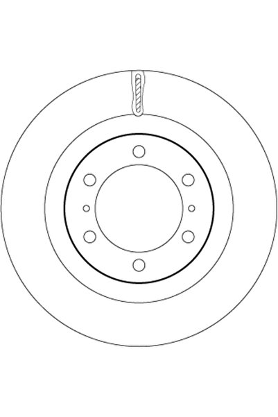 TRW Disc frana Lexus Gx Toyota 4 Runner 5/Land Cruiser Prado/Land Cruiser Van