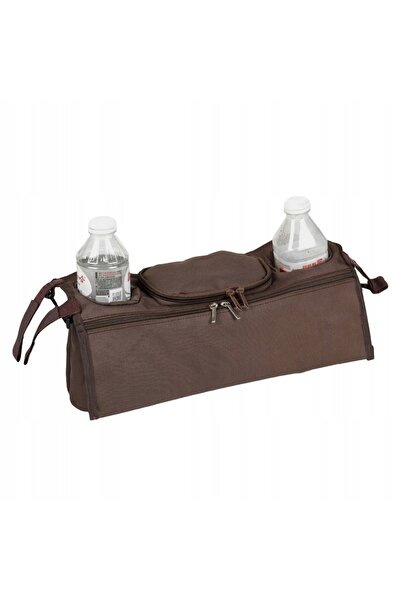 Other ORGANIZER holder for STROLLER Bottles BAG Double WIDE Brown