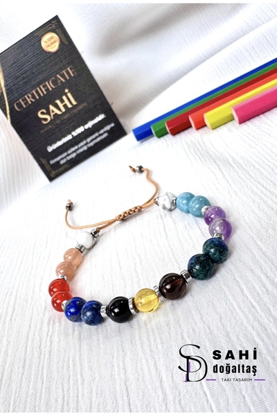 SAHİ_DOĞALTAŞ Küçüklere Özel Öğrenci Bilekliği – Doğal Taş – Enerji ve Odak Desteği