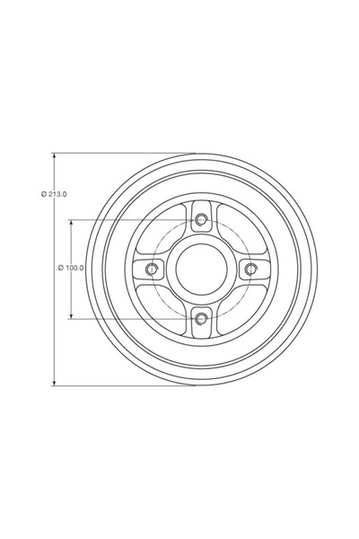 TRW Tambur Frana Renault Clio 3/Modus / Grand Modus