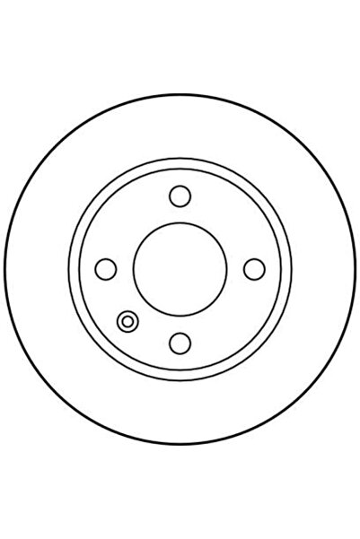 TRW Brake disc SKODA FAVORIT Forman 1991-1995 DF2765