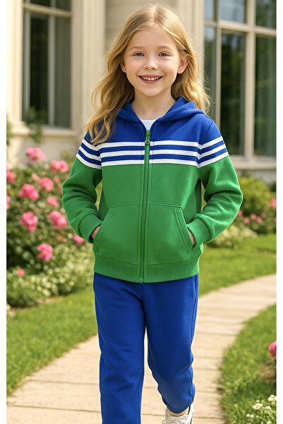 Calisa Girl's 2-Piece Hooded Tracksuit Set Winter