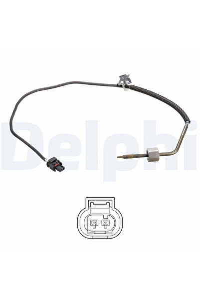 DELPHİ Senzor de temperatură, evacuare gaze Mercedes-Benz Clasa A/Clasa B Spo...