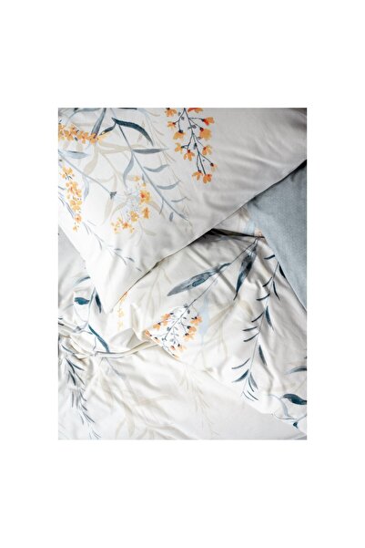 Cotton Box Mode Line Tek Kişilik Nevresim Takımı Hiedra Indigo