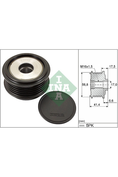 FAG Sistem Roata Libera Generator Cadillac Bls Opel Agila/Astra G/Signum