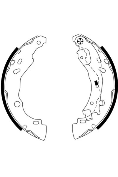 TEXTAR Set Saboti Frana Citroen C2/C3 1/C3 Pluriel Citroen (Df-Psa) C2