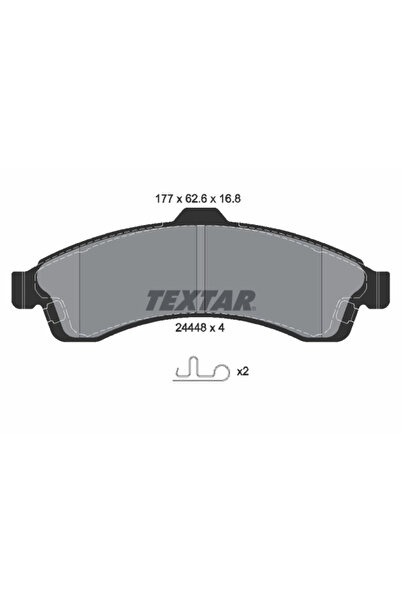 TEXTAR Set Placute Frana Frana Disc Buick Rainier Suv Chevrolet Ssr/Trailblazer