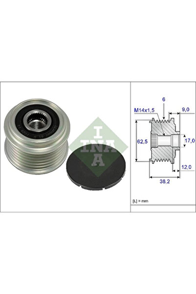 FAG Sistem Roata Libera Generator Hyundai Sonata 5/Sonata 6 Kia Carens 1 Micr...