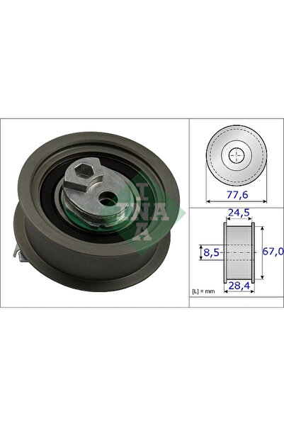 FAG Rola Intinzator Curea Distributie Audi A3/A4 B7/A6 C6 Seat Altea/Leon/Tol...
