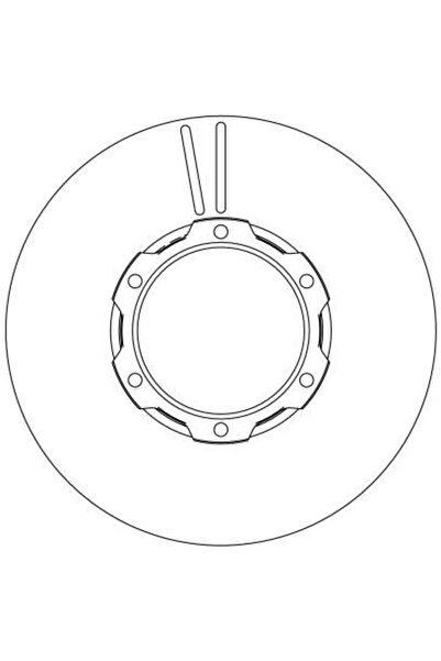 TRW Disc Frana Mercedes-Benz T2/LN1 Bus/T2/LN1 Cabina Cu Motor/T2/LN1 Caroserie