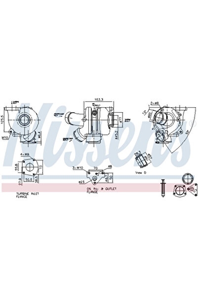 Nissens Compresor Sistem De Supraalimentare Vw Touareg