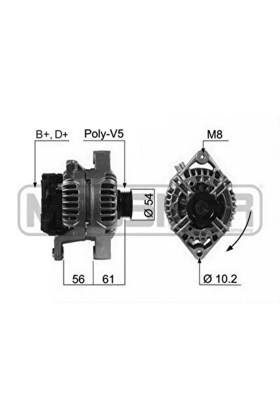 ERA Generator / Alternator Opel Corsa C (x01) 2000-2009 Benzina
