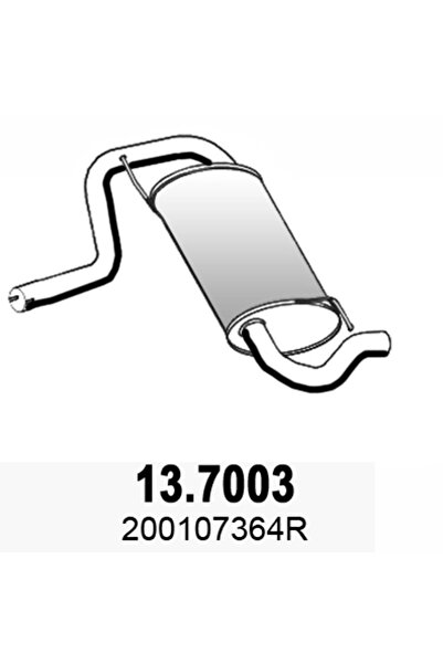 ASSO Toba Esapament Finala Dacia Duster