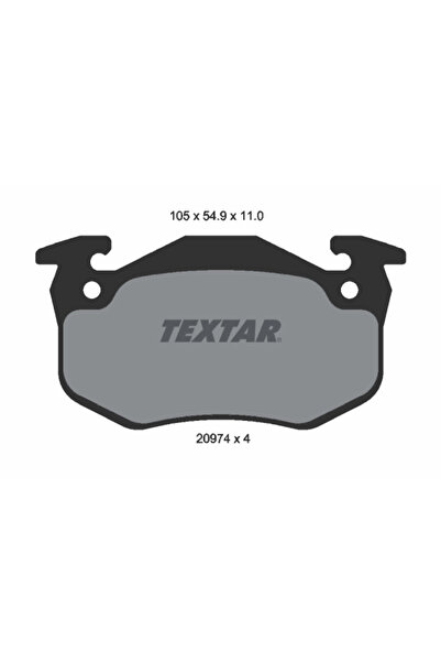 Krieger Brake Pad Set Disc Brake Citroen Zx Peugeot 205 1/205 2/306 1984-2017
