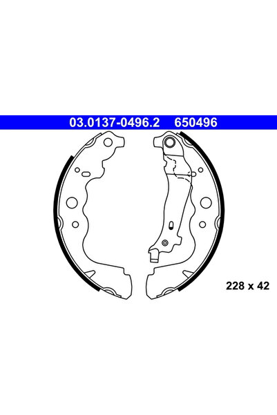 Ate Set Saboti Frana Dacia Dokker Microbus/Duster/Lodgy Mercedes-Benz Citan M...