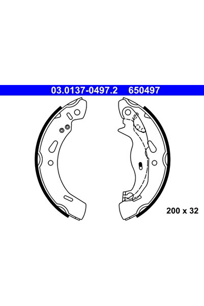 Ate Set Saboti Frana Ford Fiesta 6/Fiesta Limuzina/Ka+ 3 2008-2017