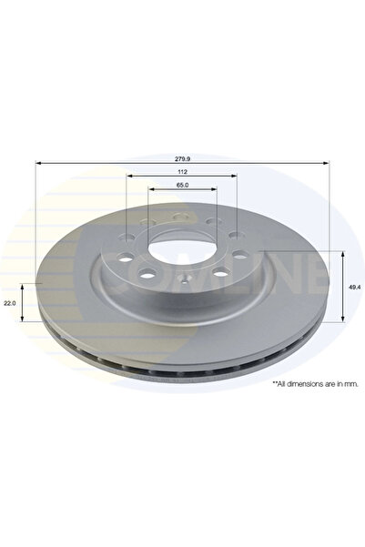 Comline Disc Frana Audi A3 Seat Leon