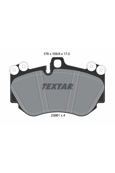 TEXTAR Set Placute Frana Frana Disc Audi R8 Lamborghini Huracan Spyder