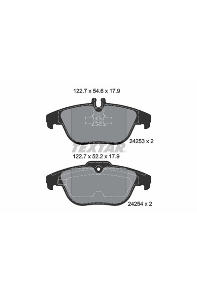 Krieger Set Placute Frana Frana Disc Mercedes-Benz C-Class/E-Class