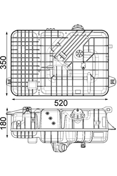 MAHLE Vas De Expansiune Racire Mercedes-Benz Actros MP4 / MP5/Antos/Arocs