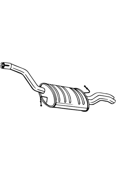 BOSAL Toba Esapament Finala Vw Passat B6/Passat Cc B6