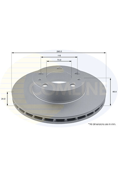 Comline Disc Frana Citroen Jumper 1 Bus/Jumper 1 Caroserie/Jumper 1 Platou / ...