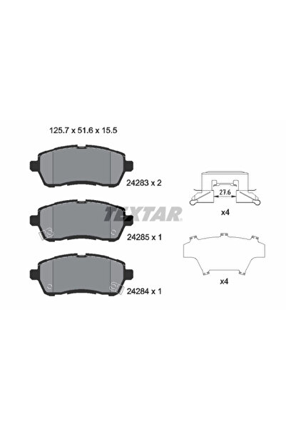 Krieger Set Placute Frana Frana Disc Daihatsu Materia/Sirion Ford Fiesta Limu...