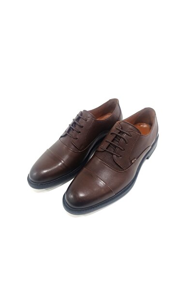 LİCCAS Мъжки зимни ботуши с неплъзгаща се гумена подметка, водоустойчиви, с подплата от естествена кожа, шнурове, цвят кафе