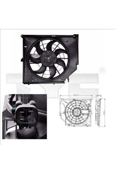 TYC Ventilator Radiator Bmw 3