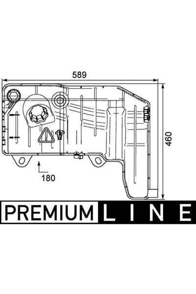 MAHLE Vas De Expansiune Racire Iveco Trakker 1/Trakker 2