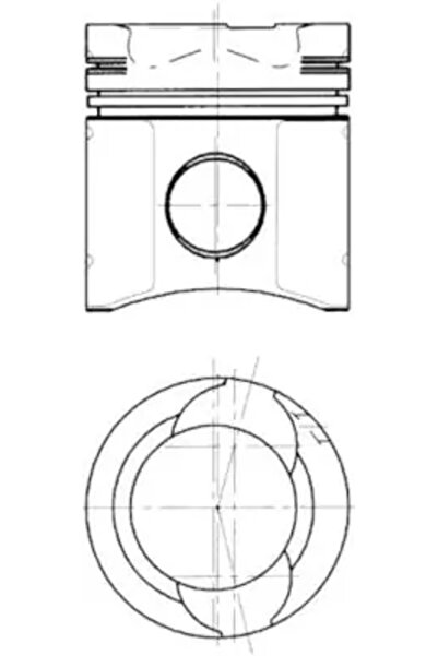 Kolbenschmidt Piston Man F2000/F8/F90