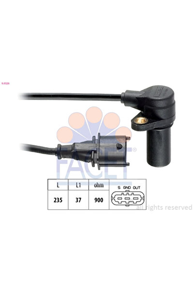 FACET Senzor Impulsuri Arbore Cotit Honda Civic 7 Opel Astra G/Astra H 2002-2011
