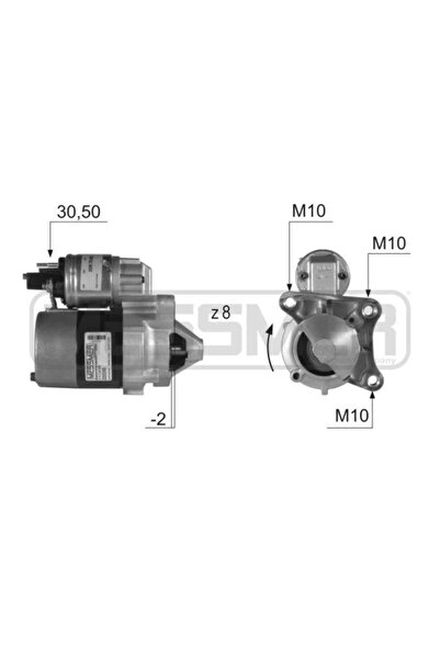 ERA Starter Dacia Duster (hs_) 2010-2018 Benzina
