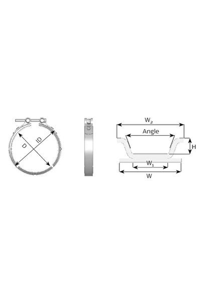 Dinex Colier Sistem De Esapament Daf Cf 75