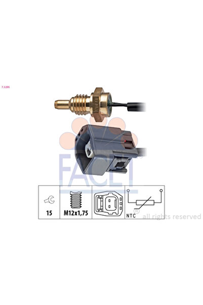 FACET Senzor Temperatura Lichid De Racire Ford Fiesta 4/Focus 1/Focus 2 1998-...