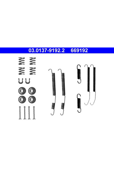 Ate Set Accesorii Sabot De Frana Mitsubishi Carisma/Colt 4/Colt 5 Subaru Impr...