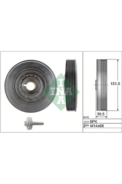 FAG Set Fulie Arbore Cotit Dacia Duster/Logan/Sandero Mahindra Renault Verito