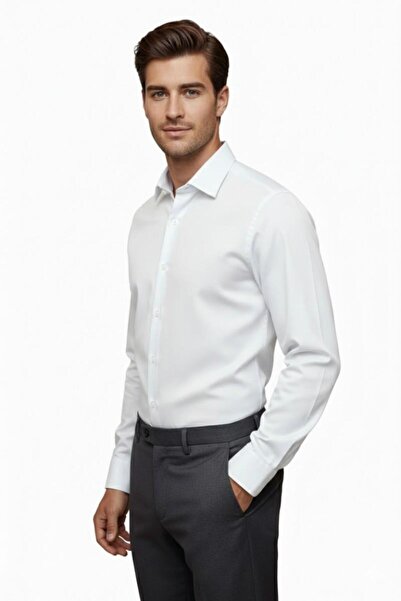 rasstmen Men's Slim Fit Long Sleeve Shirt Bgl-St04867