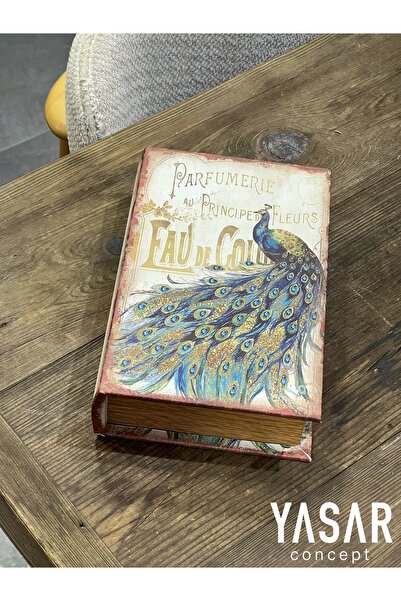 YASAR CONCEPT Peacock Kitap Kutu Orta 16x25 Cm