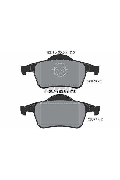 Krieger Set Placute Frana Frana Disc Volvo S60 1/S80 1/V70 2