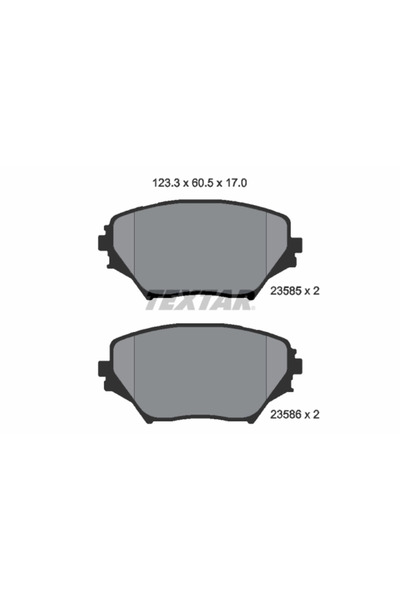 Krieger Set Placute Frana Frana Disc Toyota Rav 4 2