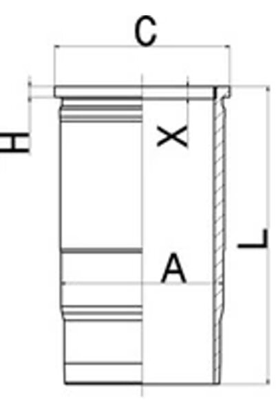 Kolbenschmidt Цилиндрова втулка Man Tgx 1