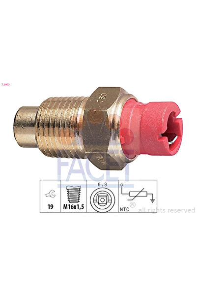 FACET Senzor,temperatura Lichid De Racire Lancia Beta H.p.e. (828_) 1976-1984 Benzina