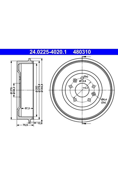 Ate Tambur Frana Land Rover Freelander 1